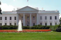 The north façade of the White House