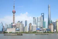 Shanghai's Pudong skyline seen from the Bund