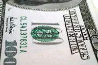 A U.S. hundred-dollar bill