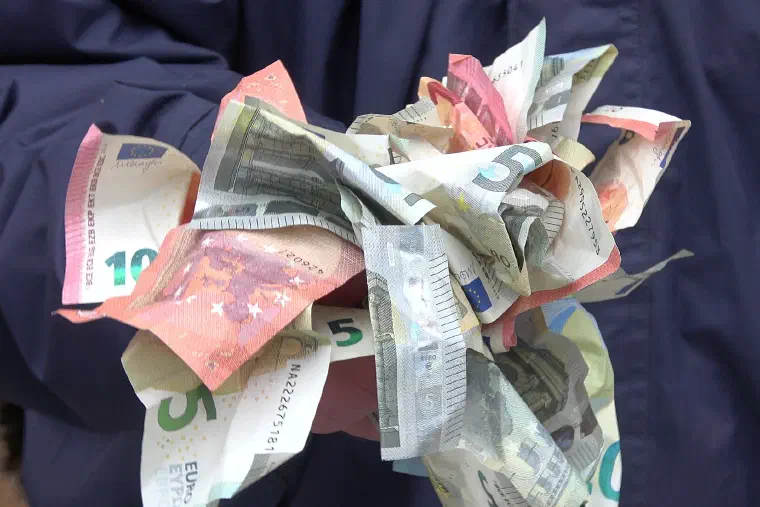 Euro banknotes