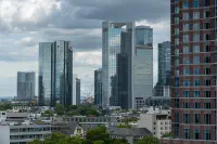 Deutsche Bank's twin towers, Frankfurt
