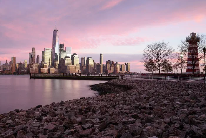 Lower Manhattan seen from Jersey City