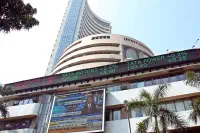 The Bombay Stock Exchange building on Dalal Street, Mumbai