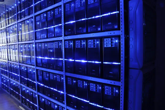 A data-centre server room