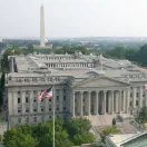 The U.S. Treasury Building, Washington