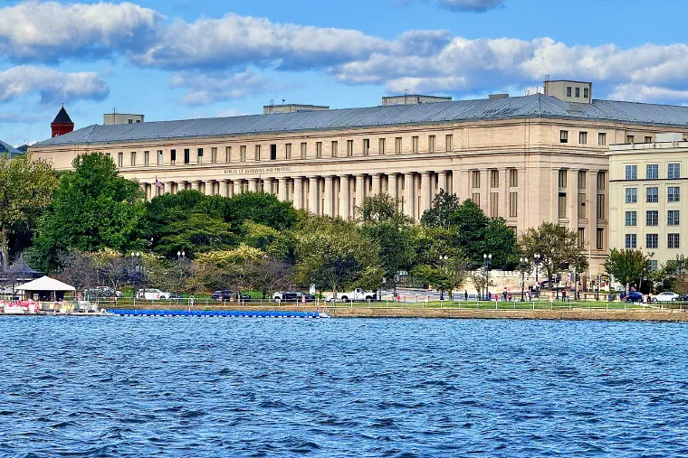 The Bureau of Engraving and Printing, which prints U.S. currency