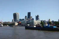 The City of London skyline from Tower Bridge