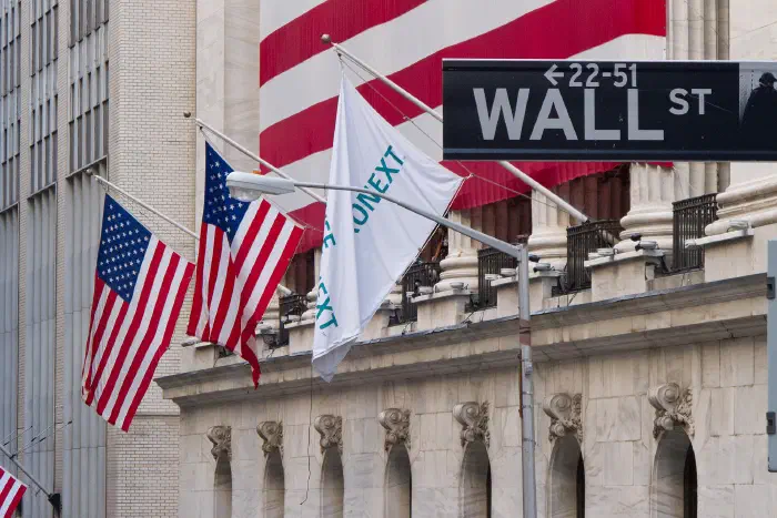 The New York Stock Exchange on Wall Street